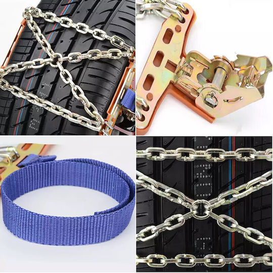 155 220mm Passenger Car Tire Traction Chain 8 Pieces 22529 720 00 05