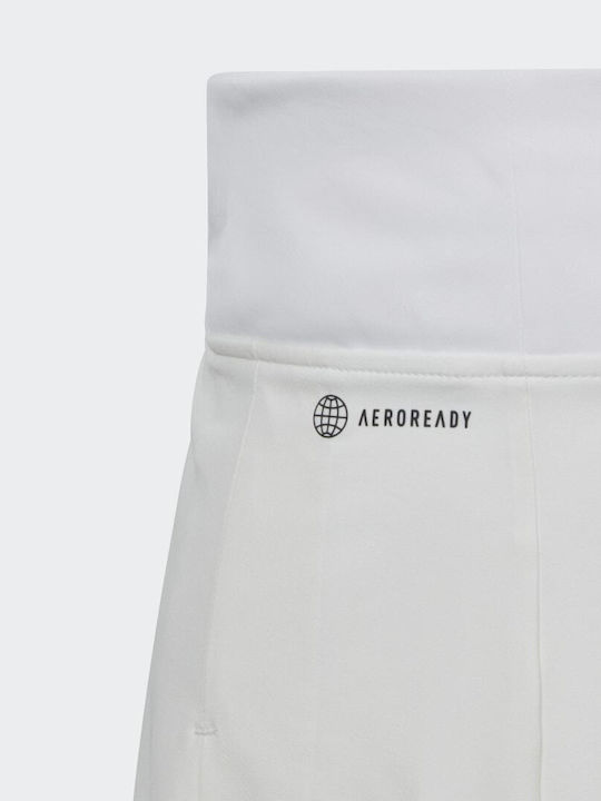 Adidas Kinder Plisseerock Weiß Tennis Pleated Skirt