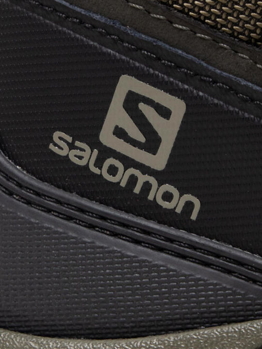 Salomon Quest 4 GTX Men's Hiking Waterproof Boots with Gore-Tex Membrane Olive Night / Peat / Safari