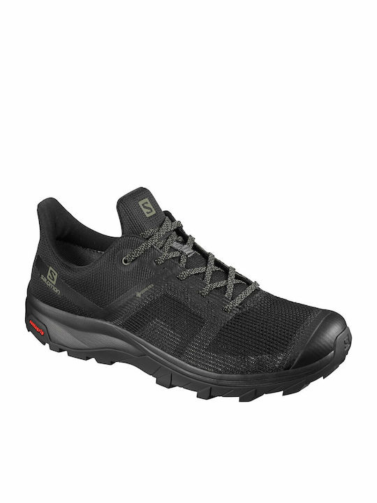 Salomon Outline Prism GTX Ανδρικά Ορειβατικά Παπούτσια Αδιάβροχα με Μεμβράνη Gore-Tex Black / Castor Gray