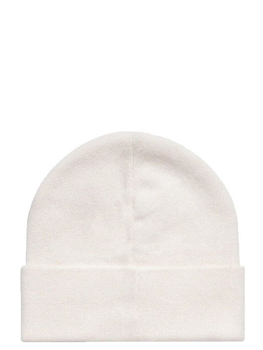 Franklin & Marshall Beanie Ανδρικός Σκούφος Πλεκτός σε Λευκό χρώμα