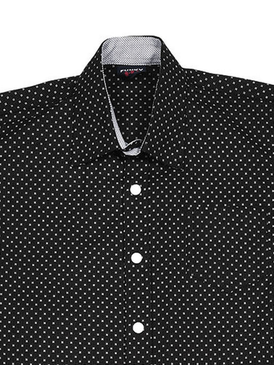 Funky Kids Polka Dot Shirt Black