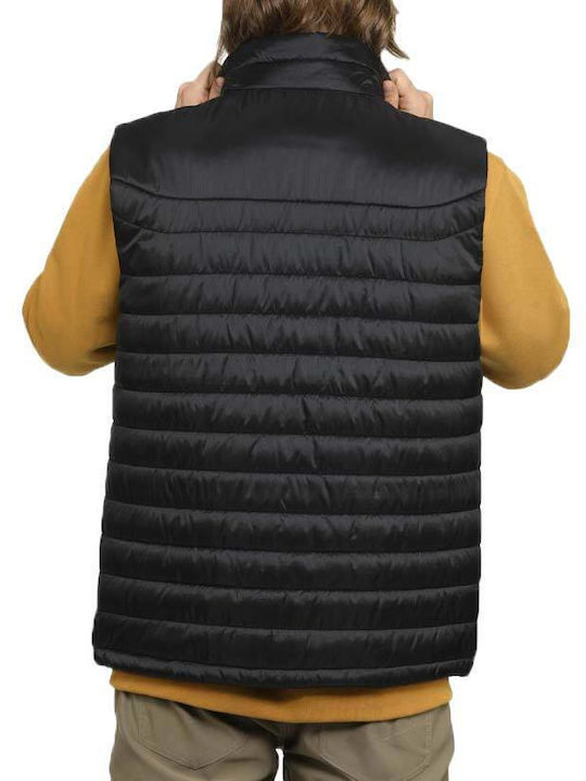 Horsefeathers Men's Sleeveless Puffer Jacket Black