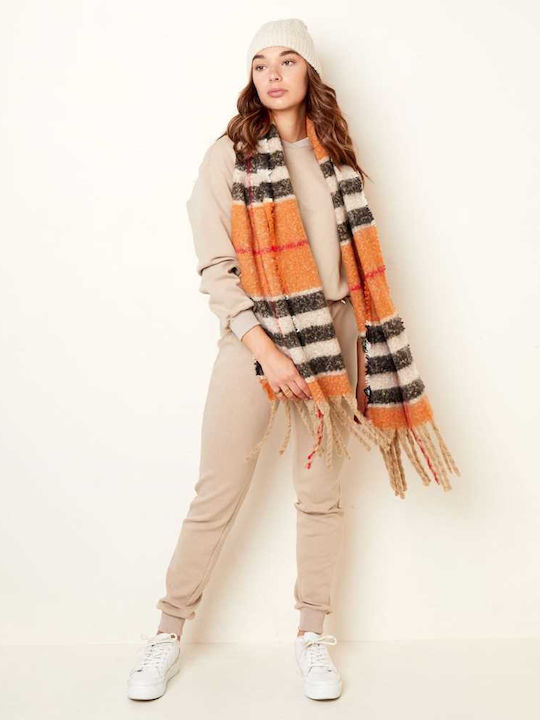 Women's Scarf 18604424 Orange