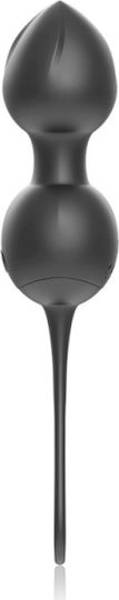 Brilly Glam Ασύρματες Κολπικές Μπάλες με Δόνηση Vibrating Kegel Training Remote Control Beads Black