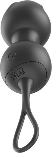 Brilly Glam Ασύρματες Κολπικές Μπάλες με Δόνηση Vibrating Kegel Training Remote Control Beads Black