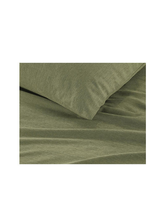 Zensation Bettbezug-Set Einzelbett mit Kissenbezug 140x220 Bamboo Green