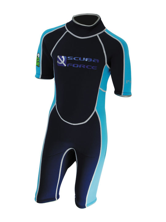 Scuba Force Pico Παιδικό Μονοσόρτς Κατάδυσης με Φερμουάρ Μπλε / Γαλάζιο 3mm