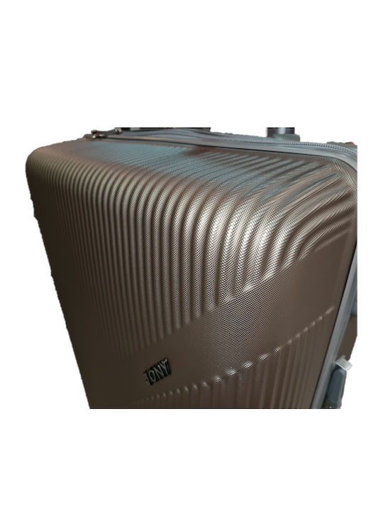 Ormi ESH312 Large Travel Suitcase Hard Gold with 4 Wheels Height 73cm