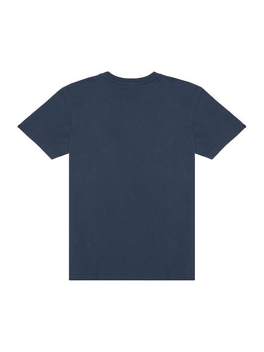 T-SHIRT STANDARD SHORT SLEEVE EMBROIDERED TEE NAVY BLUE | DEUS EX MACHINA