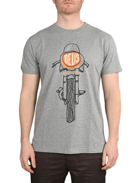 TRICOU FRONTAL MATCHLESS TEE GRI MARLE | DEUS EX MACHINA