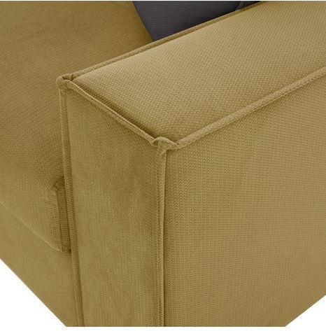 Monaco Colțar Canapea cu Unghi reversibil Galben 240x170x86cm.