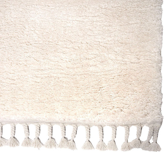Polcarpet Soft Set Shaggy Covoare pentru dormitor Cream 3buc