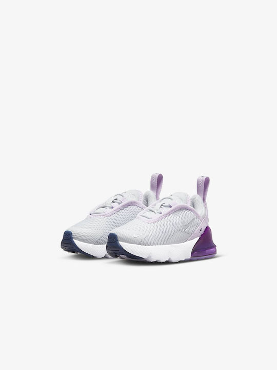 Nike Παιδικά Sneakers Air Max 270 για Κορίτσι Pure Platinum / Violet Frost / Midnight Navy / Metallic Silver