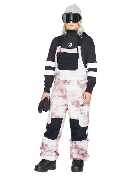 Volcom SN Creston 3D Stretch H1252300-MTD Γυναικεία Σαλοπέτα Σκι & Snowboard Μπεζ