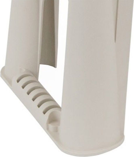 Пластмасова Градинска Табуретка J58 Бежова 58x29x37см
