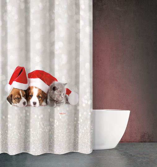 Saint Clair Christmas Des 411 Duschvorhang Stoff 180x200cm Mehrfarbig Saint Clair Christmas Des 411 Duschvorhang Stoff 180x200cm Mehrfarbig