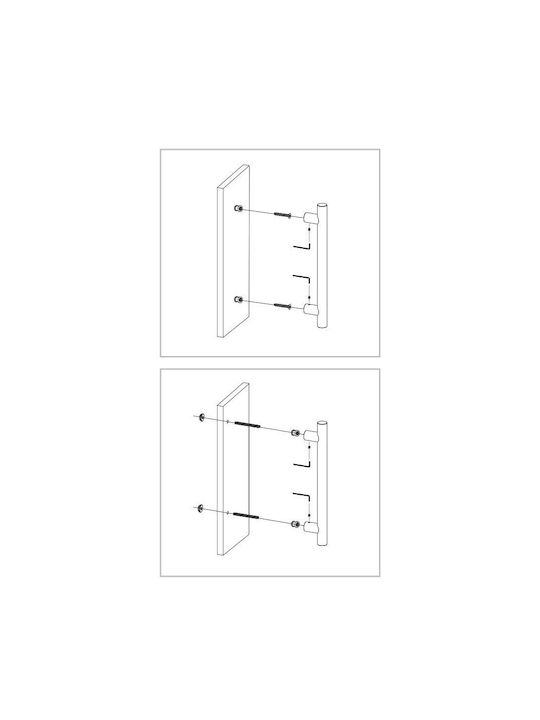 Conset Λαβή Εξώπορτας C1497 400mm Ανοξείδωτο