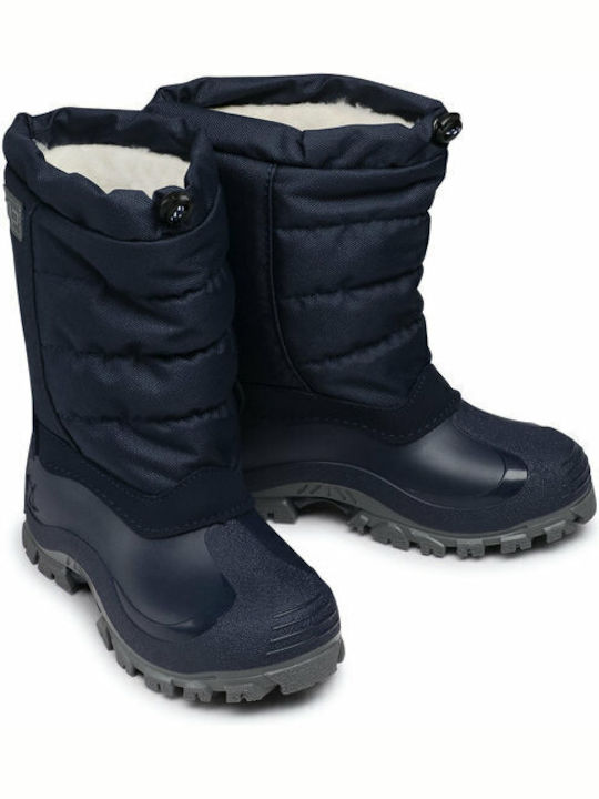 Kinder-Schneestiefel Marineblau