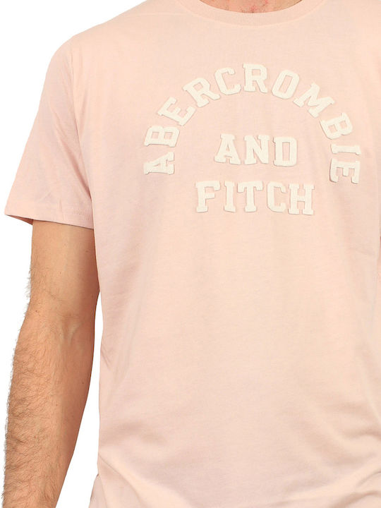 Abercrombie & Fitch Men's Short Sleeve T-shirt Pink