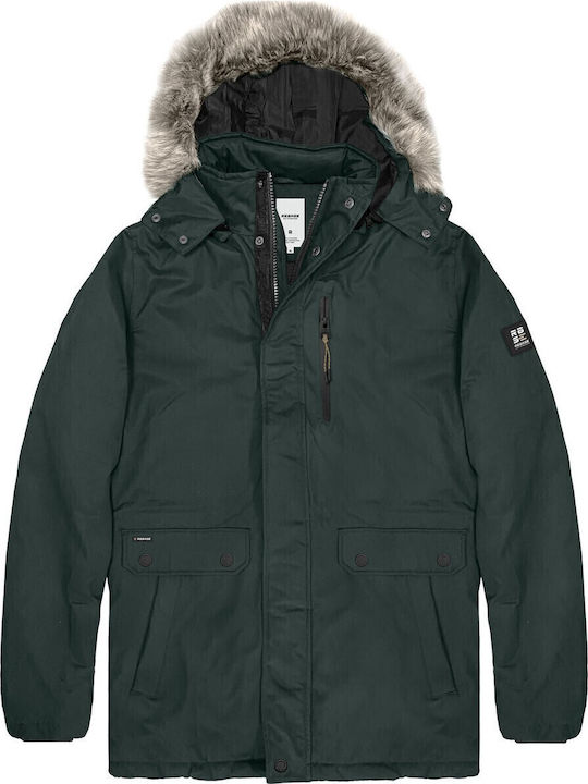 A Winter Jacket Parka Forest Green