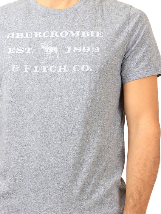 Abercrombie & Fitch Herren T-Shirt Kurzarm Gray