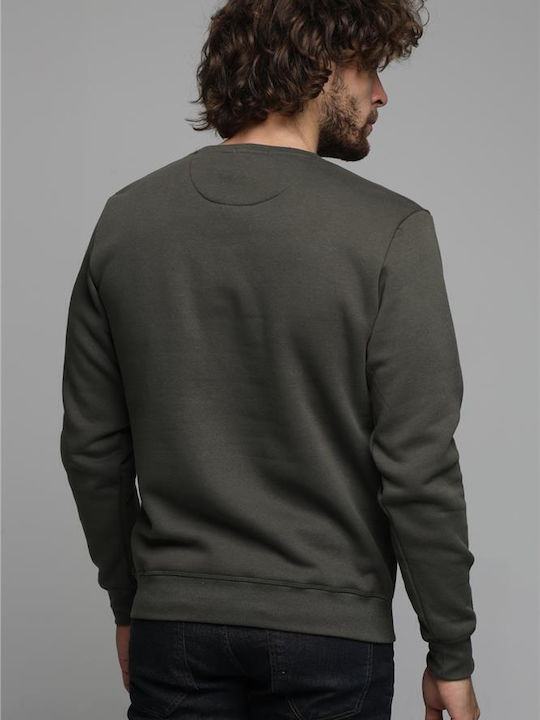 Double Herren Sweatshirt Khaki