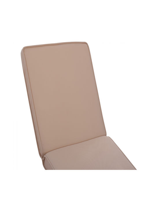 HomeMarkt Perna Scaunului De Grădină Cu Spătar Chios Bej 45x45cm