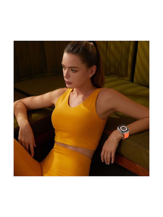 Tech-Protect IconBand Pro Armband Silikon Orange (Apple Watch 44/45/46mm/Ultra 49mm)