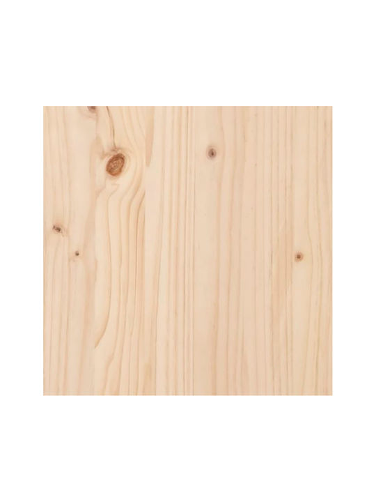 vidaXL Ράγα Μπάνιου Μονή Επιτοίχια με Βίδες ​110x110cm Καφέ