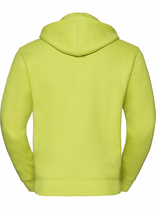 Russell Europe Authentic Men's Long Sleeve Promotional Sweatshirt Lime