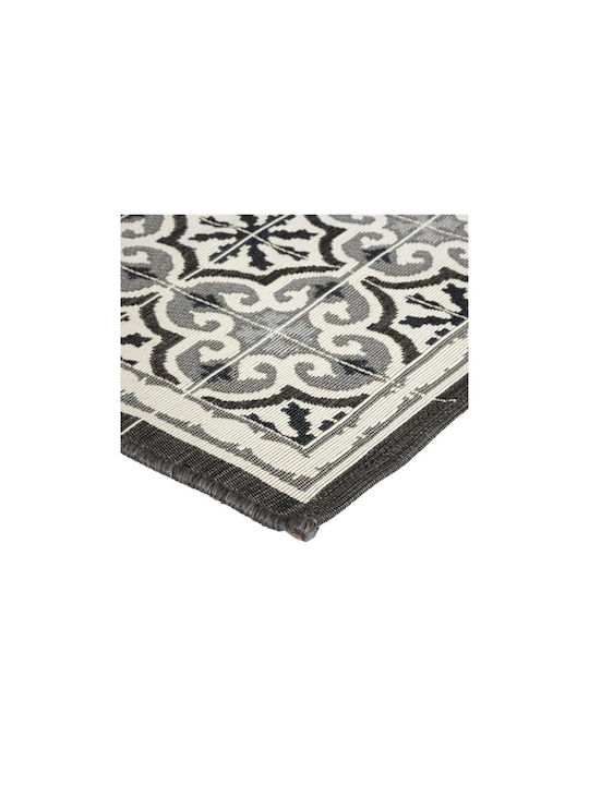 Rug Outdoor Rectangular Gray