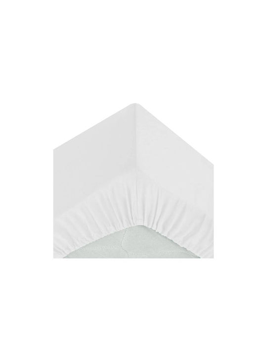 Atmosphera Sheet Super-Double with Elastic 160x200cm. White