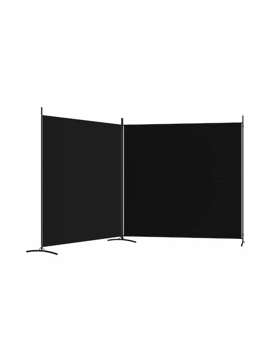 vidaXL Decorativ Paravan Tesatura cu 2 Panouri 348x180cm