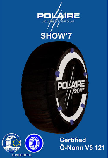 Polaire Show 7 No 86 Anti-slip Snow Socks 4x4 Car 2pcs