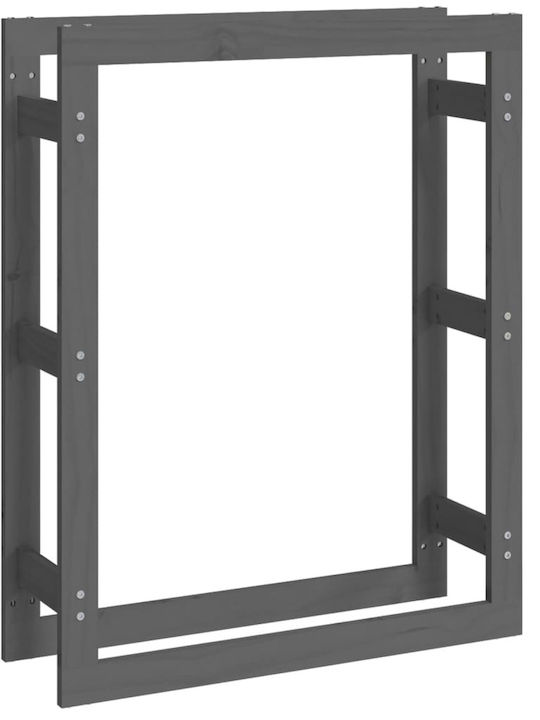 vidaXL Ξύλινο Κουτί Αποθήκευσης Ξύλων 80x25x100cm Γκρι vidaXL Ξύλινο Κουτί Αποθήκευσης Ξύλων 80x25x100cm Γκρι