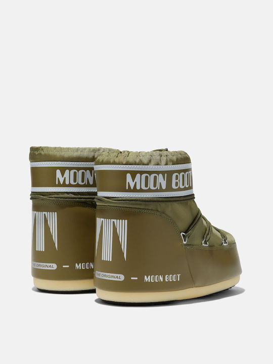 Moon Boot Γυναικείες Μπότες Χιονιού Πράσινες
