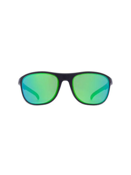 Red Bull Spect Eyewear Tuan Sunglasses with 003 Plastic Frame and Green Mirror Lens TUAN-003