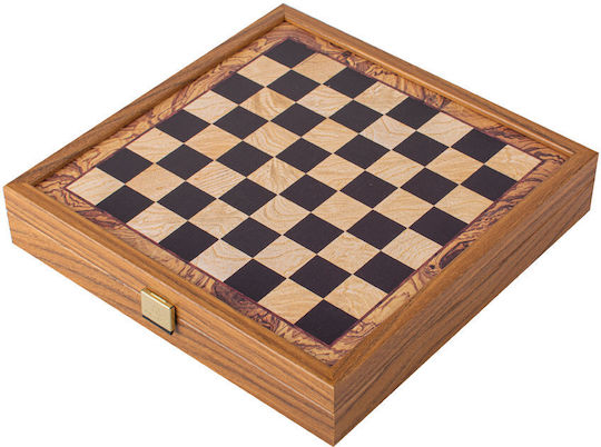 Manopoulos Combo Table din Lemn de Măslin cu Piese 27x27cm
