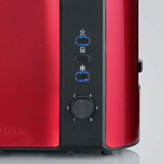 Severin Φρυγανιέρα 2 Θέσεων 800W Κόκκινη