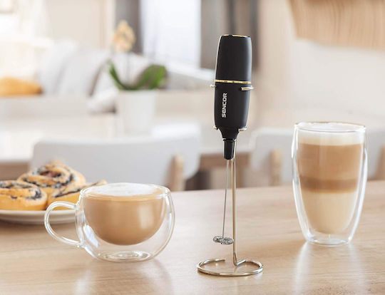 Sencor Milk Frother Hand Battery Black
