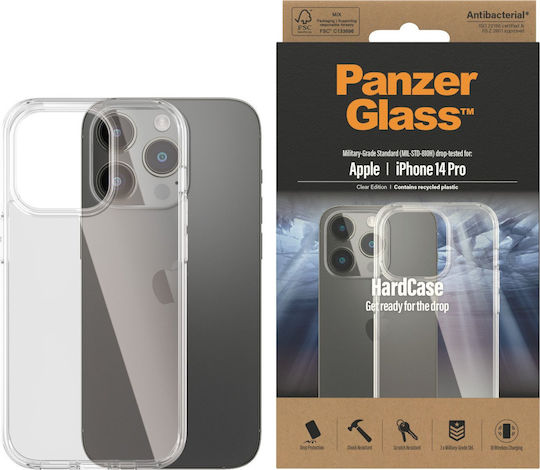 PanzerGlass HardCase Antibacterial Back Cover Πλαστικό Διάφανο (iPhone 14 Pro)