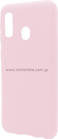 iNOS Soft TPU Back Cover Silicone Dusty Pink (Galaxy A20e)