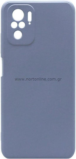 iNOS Liquid Back Cover Silicon Gri-Albastru (Redmi Note 10 / 10s / Poco M5s)