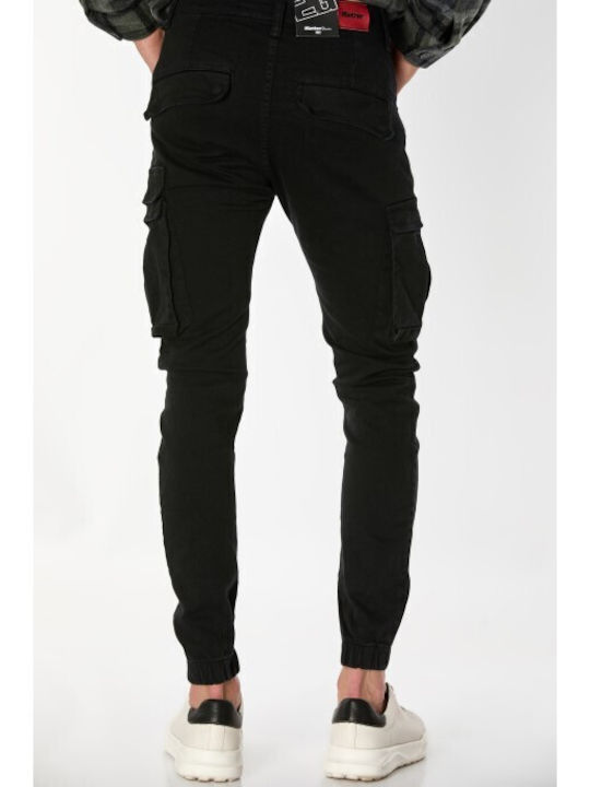 2Gether Denim ΑΝΔΡΙΚΟ ΠΑΝΤΕΛΟΝΙ CARGO 338-1 BLACK