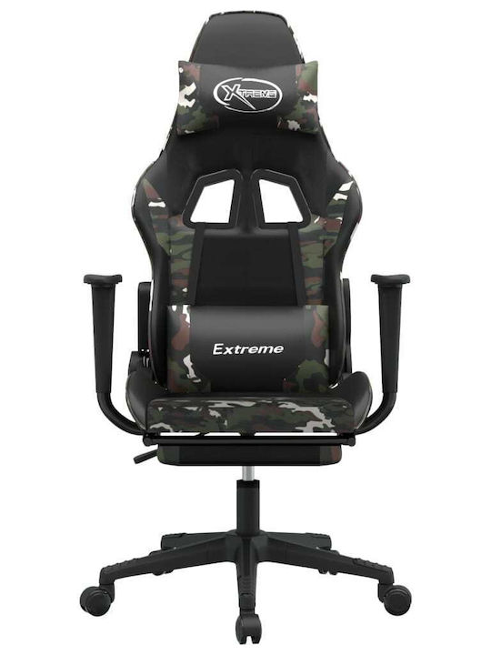 vidaXL 345468 Gaming Chair Green / Camo