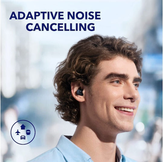Soundcore by Anker Space A40 In-ear Bluetooth Handsfree Ακουστικά με Θήκη Φόρτισης Μαύρα