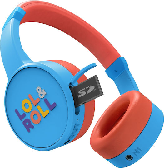 Energy Sistem Lol&Roll Kabellos / Kabelgebunden Kinder Am Ohr Kopfhörer mit 2 Stunden Betriebszeit Light Blue / Orange