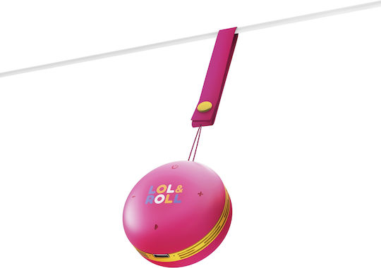 Energy Sistem Lol&Roll Ηχείο Bluetooth 5W με Διάρκεια Μπαταρίας έως 3 ώρες Ροζ