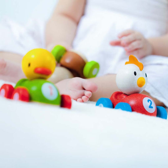 Plan Toys Агресивно Патица Количка За 3+ Години